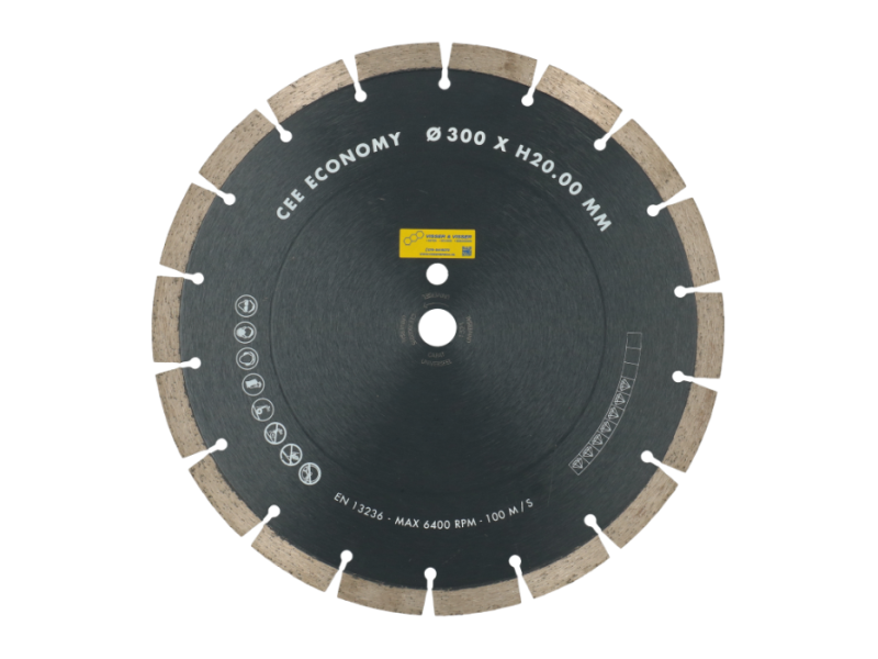 Diamantblad Universeel CE Starter 15 mm asgat 20 mm