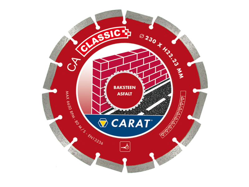 Diamantblad Baksteen / Asfalt CA Classic  Ø 125 x 22,23 mm