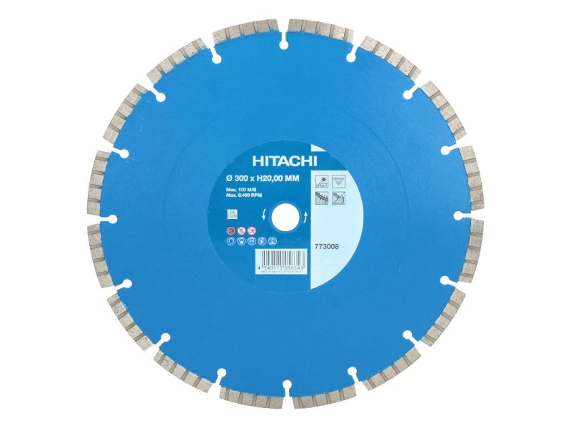 Diamantzaagblad Hitachi | Ø 300 x 20 mm | beton