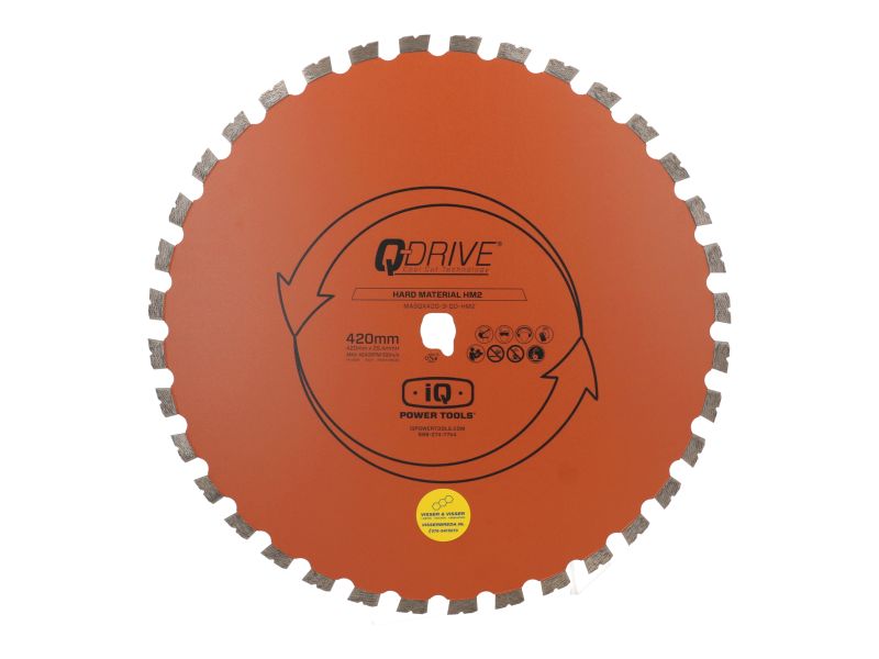 Diamantblad Beton Oranje Asgat Q-Drive Ø 420 mm