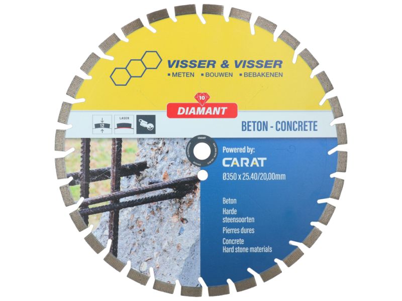 Diamantzaagblad Carat Beton Concrete Ø 350 x 25,4/20 mm