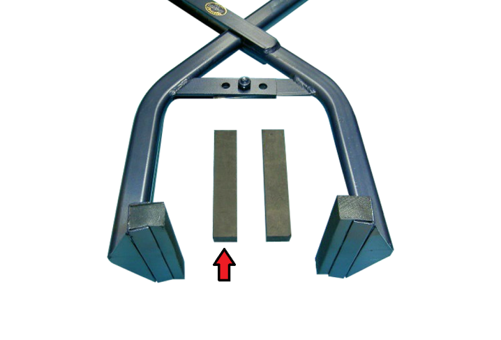 Reserverubber trottoirbandentang per stuk