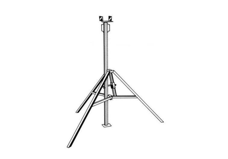 Betonstempel-statief