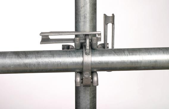 Steigerbuiskoppeling kruis- vaste spie