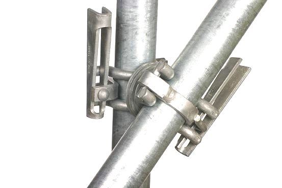 Steigerbuiskoppeling draaibaar met vaste spie