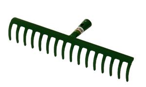 Hark tuin gebogen met steel