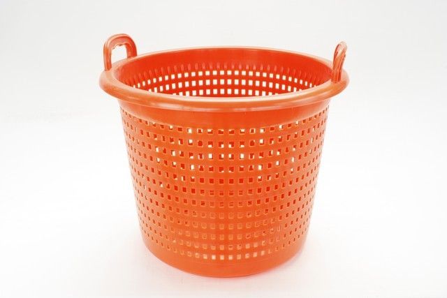 Raapmand kunststof oranje 44 L