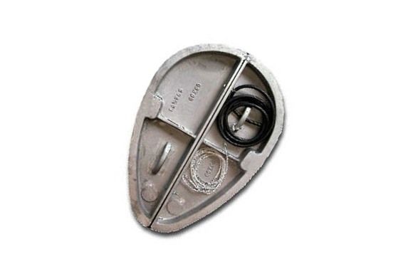 Rioolafsluiter compleet ei-vormig deelbaar