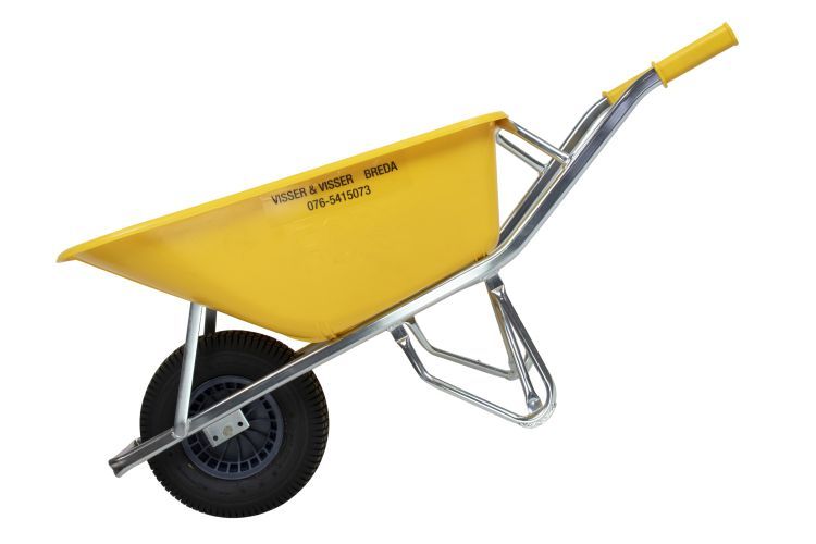 Kruiwagen SMB 100 L geel