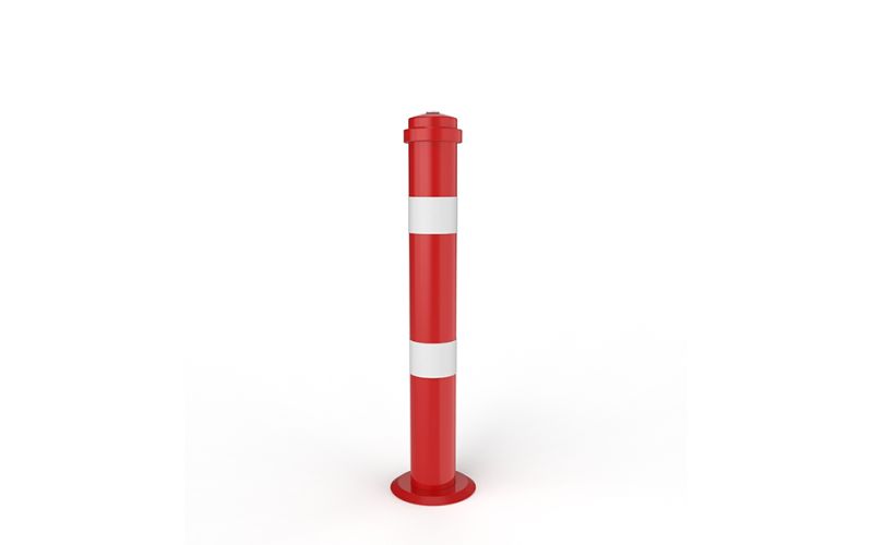 Anti-parkeerpaal Traffic | met driekantslot | wegneembaar | zonder poer