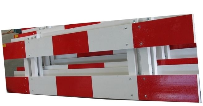 AFZETHEK HOUT 2,50 M ZONDER A-STAANDERS