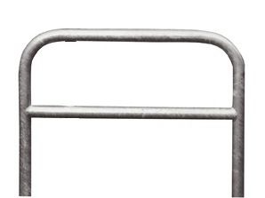 Voetgangerssluisje Ø 48 mm met middenbuis