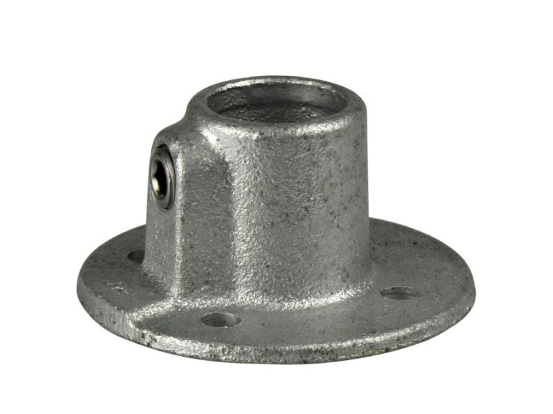 Steigerbuiskoppeling voet-/wandplaat Ø 48 mm