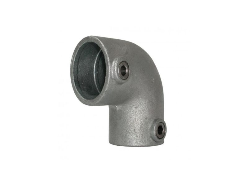 Steigerbuiskoppeling 90 graden voor Ø 48 mm