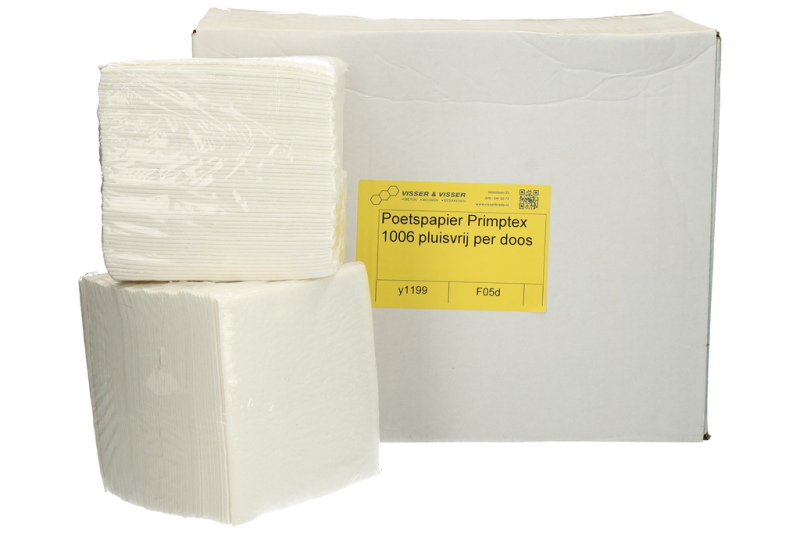 Poetspapier Primptex 1006 pluisvrij per doos 500 stuks