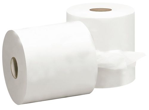 Poetspapier Midi rol wit 23 cm 350 m per stuk