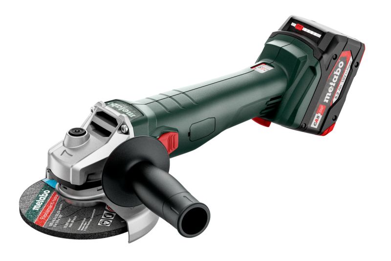 Metabo haakse slijper W18 LTX 125 met 2x accu 5,2 Ah