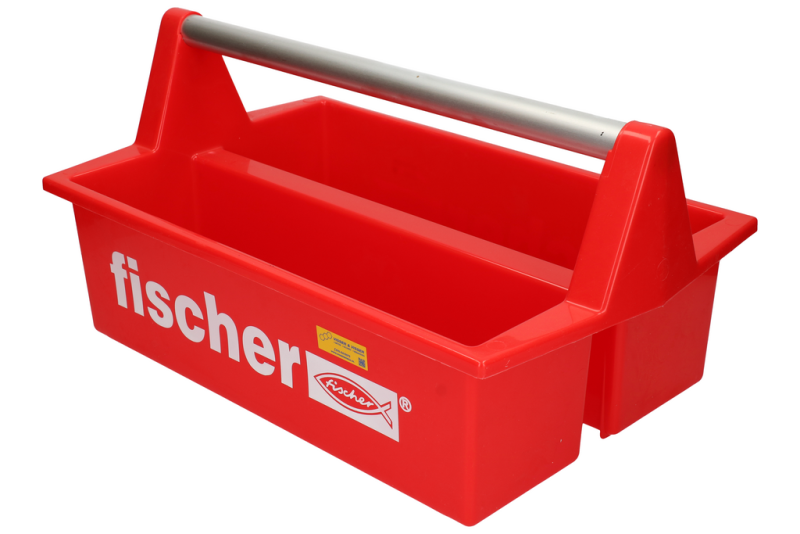 Gereedschapskist Fisher kunststof rood
