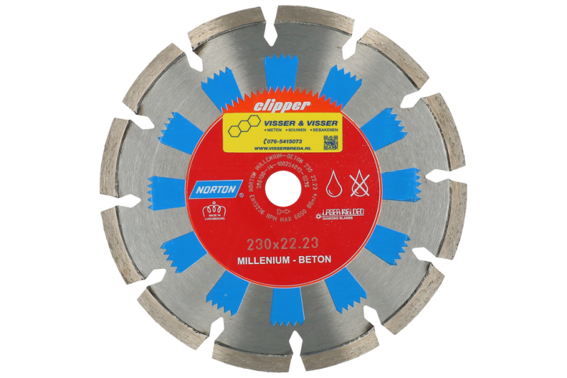 Diamantblad Clipper Mill Beton Ø 230x22,23 mm