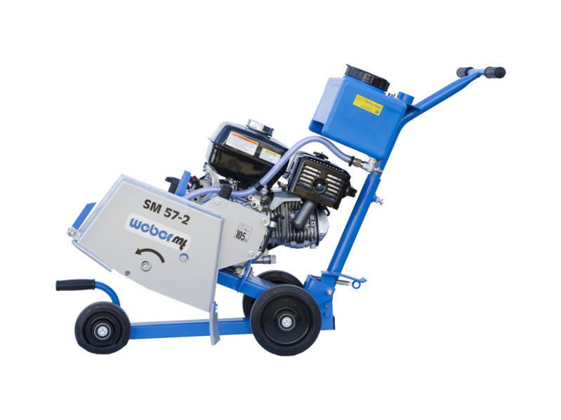 Vloerenzaag Weber SM 57-2Hd 8,4 pk motor Honda benzine